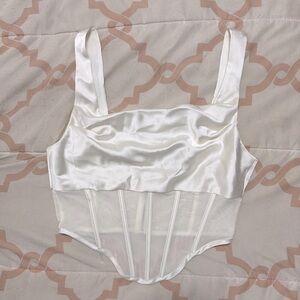 Cute white Forever 21 top.